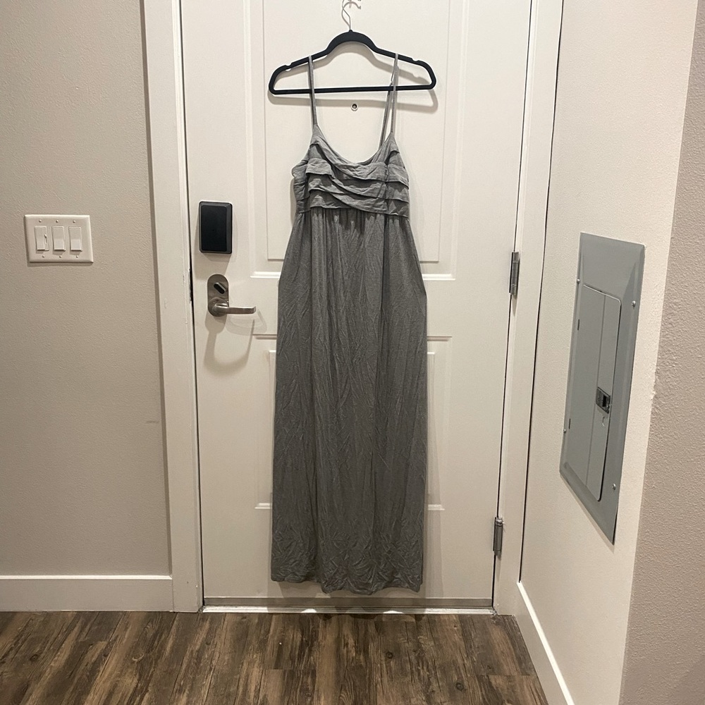 Grey maxi dress (L)